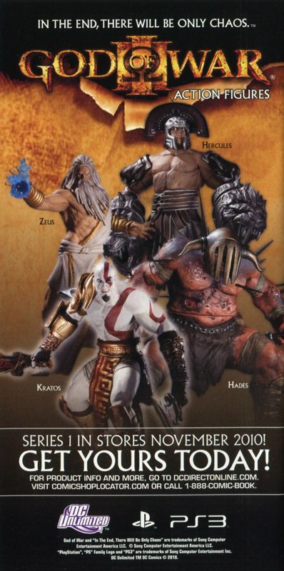 Manual for God of War: Ghost of Sparta (PSP): Back