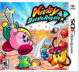 Front Cover for Kirby Battle Royale (Nintendo 3DS) (download release): 1st version