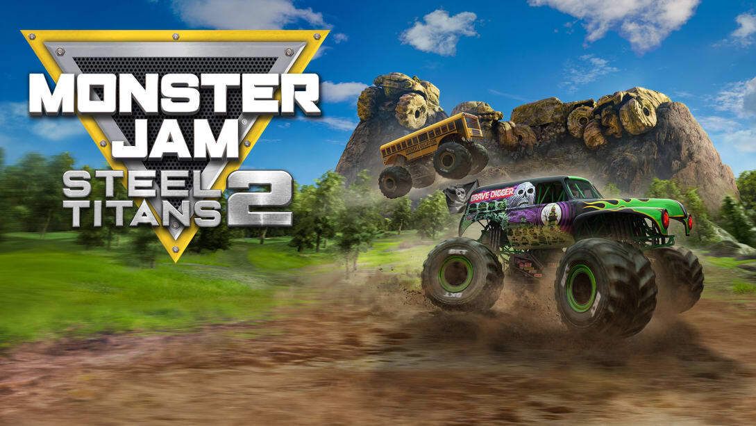 Front Cover for Monster Jam: Steel Titans 2 (Nintendo Switch) (download release)