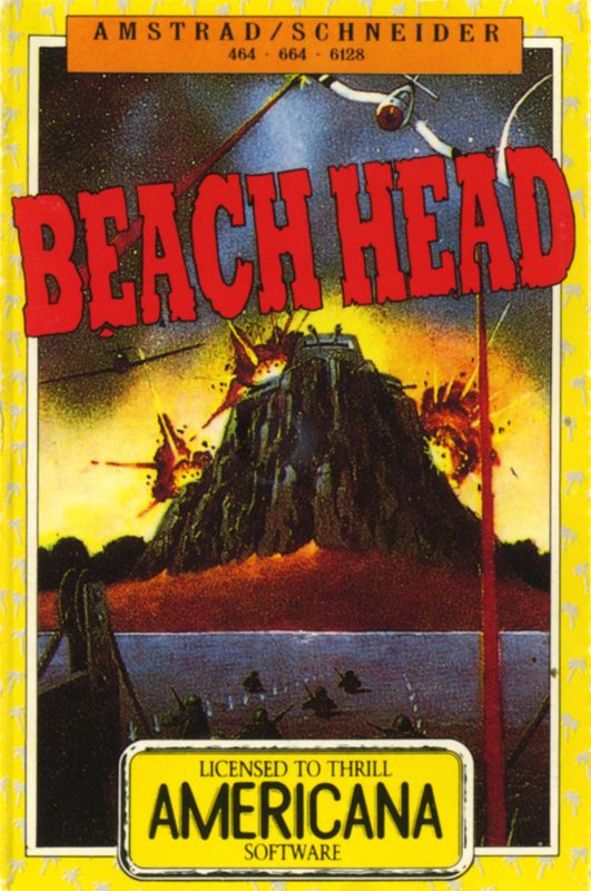 Front Cover for Beach-Head (Amstrad CPC) (Americana budget release)