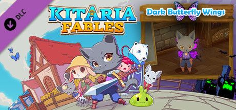 Front Cover for Kitaria Fables: Dark Butterfly Wings (Windows) (Steam release)