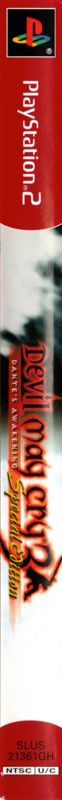 Spine/Sides for Devil May Cry 3: Dante's Awakening - Special Edition (PlayStation 2) (Greatest Hits release)
