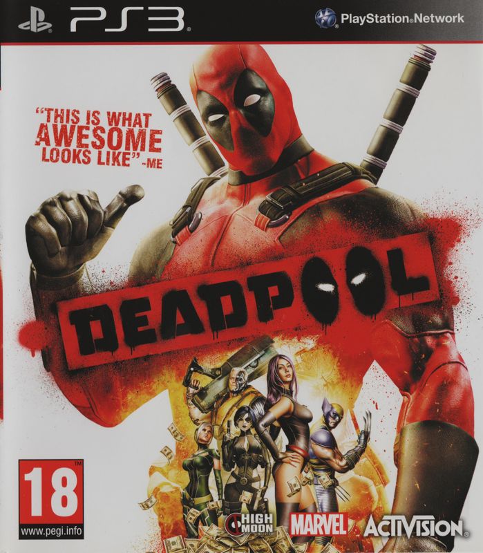 Front Cover for Deadpool (PlayStation 3)