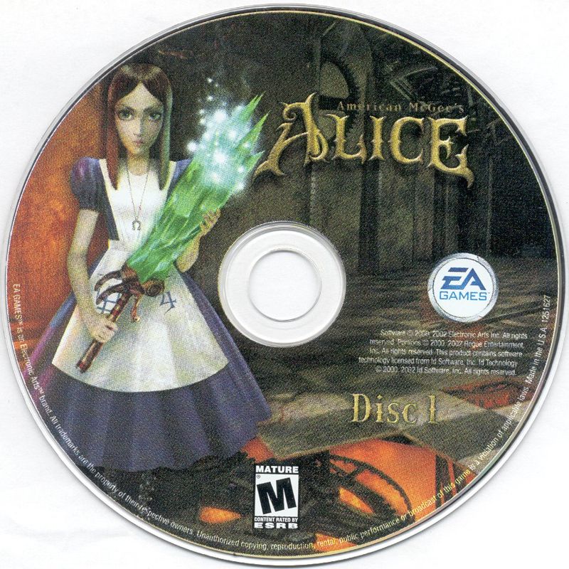 Media for American McGee's Alice (Windows) (Budget re-release): Disc 1