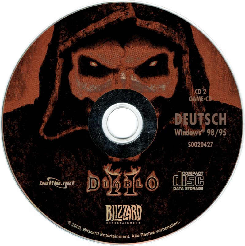 Media for Diablo II (Windows) (Release for Windows 95/98/NT 4.0 (with different promotional material)): Disc 2 - Play