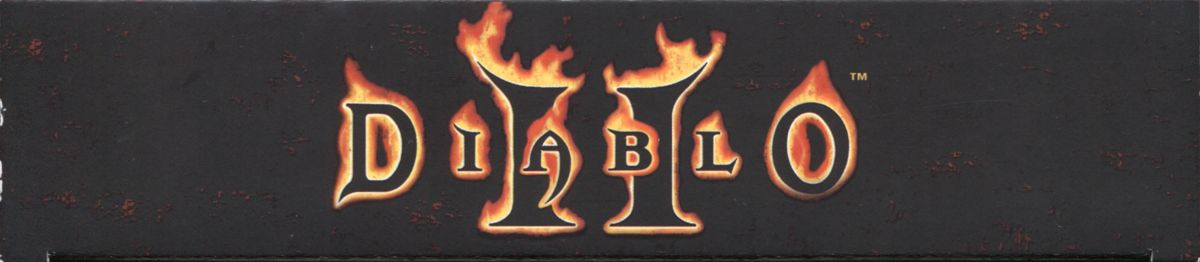 Spine/Sides for Diablo II (Windows) (Release for Windows 95/98/NT 4.0 (with different promotional material)): Top