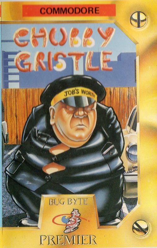 Front Cover for Chubby Gristle (Commodore 64) (Bug Byte Premier budget release)