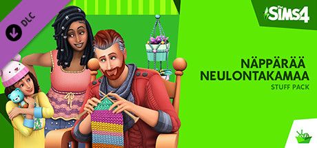 Front Cover for The Sims 4: Nifty Knitting Stuff Pack (Windows) (Steam release): Finnish version