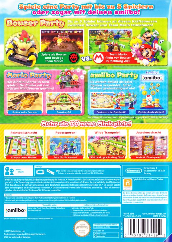 Mario Party 10 Cover Or Packaging Material Mobygames 4837