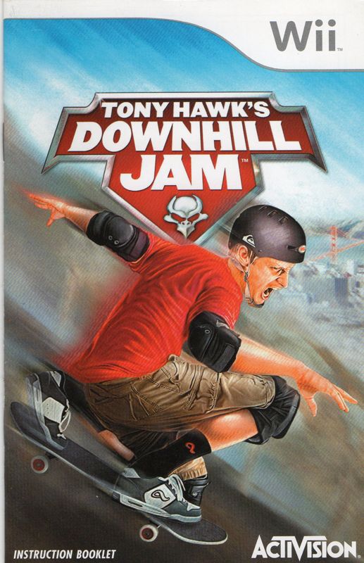 Manual for Tony Hawk's Downhill Jam (Wii): Front
