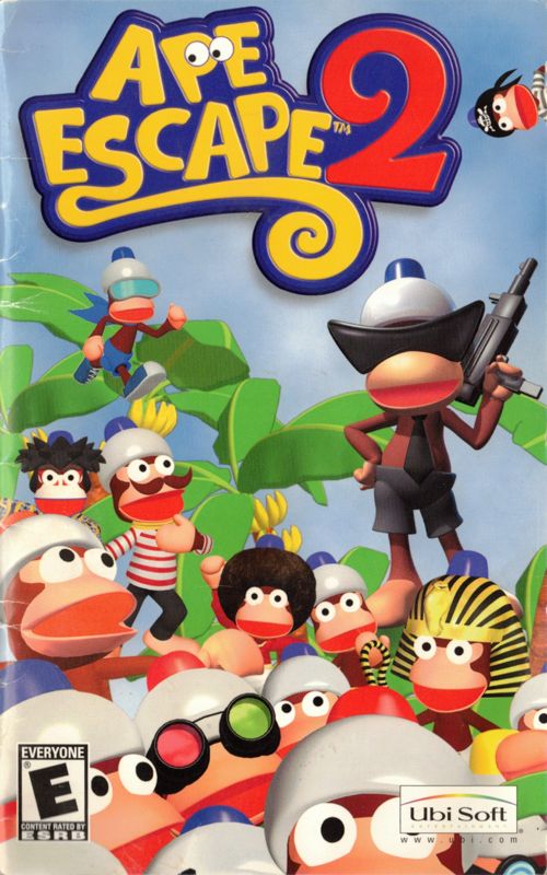 Manual for Ape Escape 2 (PlayStation 2): Front