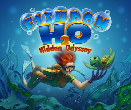 Front Cover for Fishdom H2O: Hidden Odyssey (Nintendo 3DS) (download release)