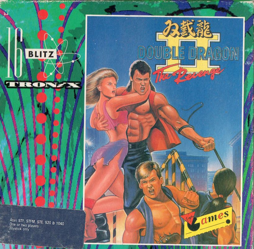 Front Cover for Double Dragon II: The Revenge (Atari ST) (Tronix 16-Blitz budget release)