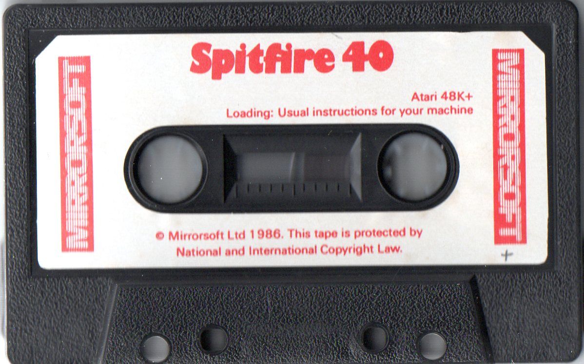 Media for Spitfire '40 (Atari 8-bit)