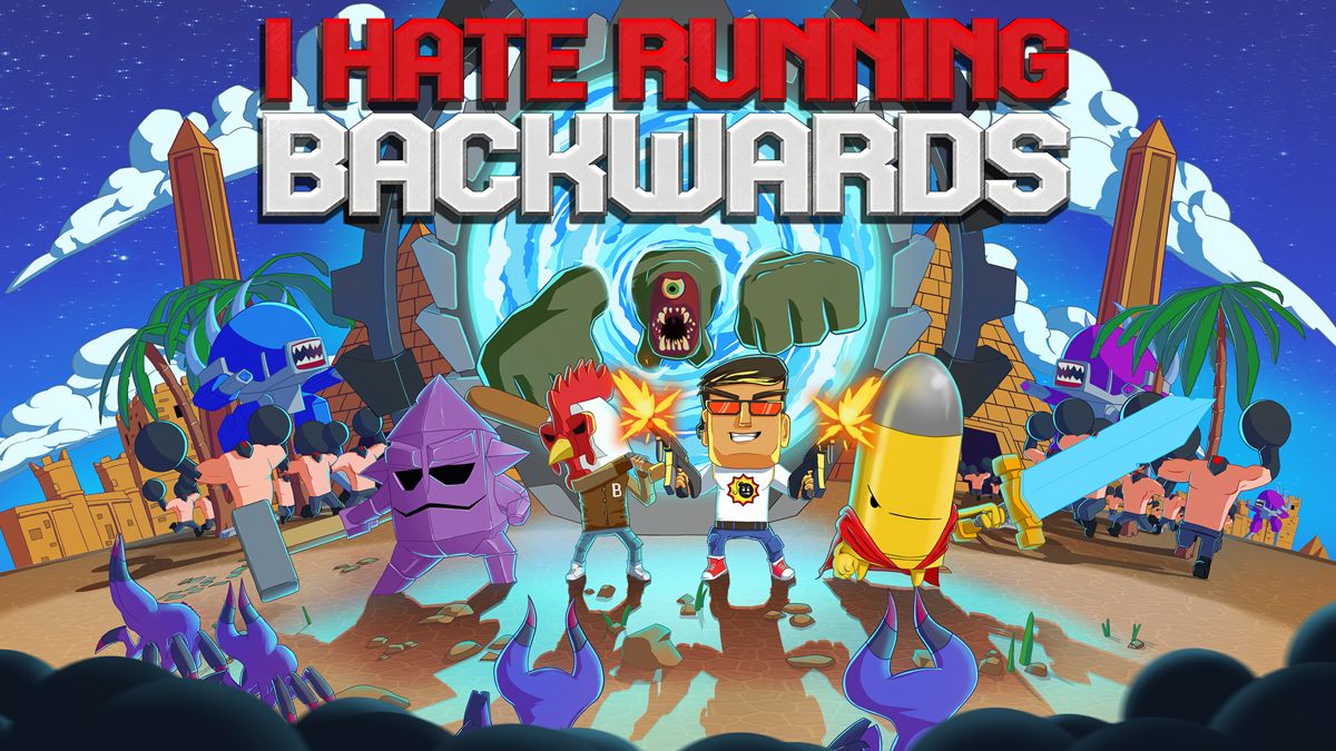 Front Cover for I Hate Running Backwards (Nintendo Switch) (download release): 2nd version