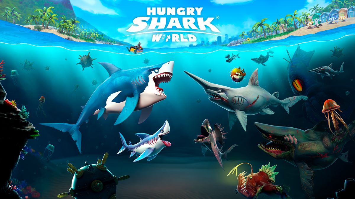Front Cover for Hungry Shark: World (Nintendo Switch) (download release): 2nd version