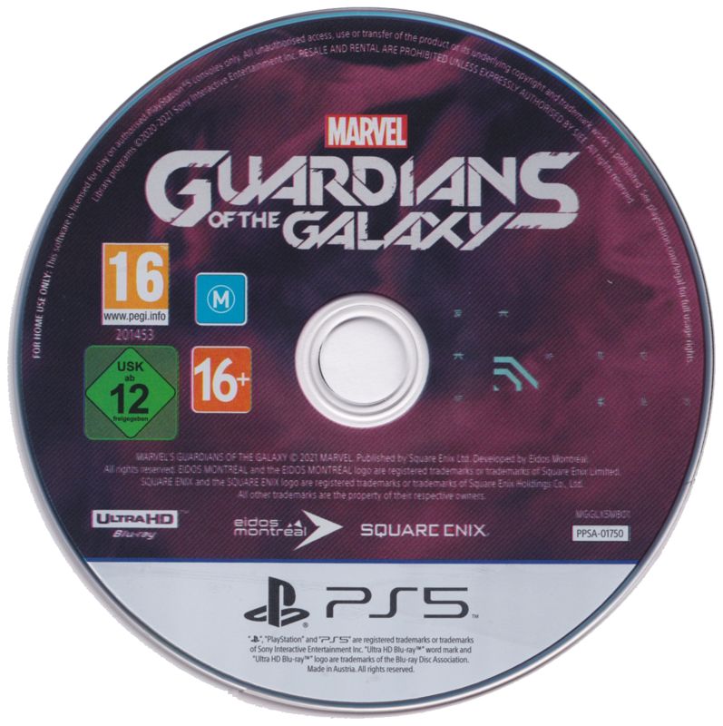 Media for Marvel Guardians of the Galaxy (PlayStation 5)