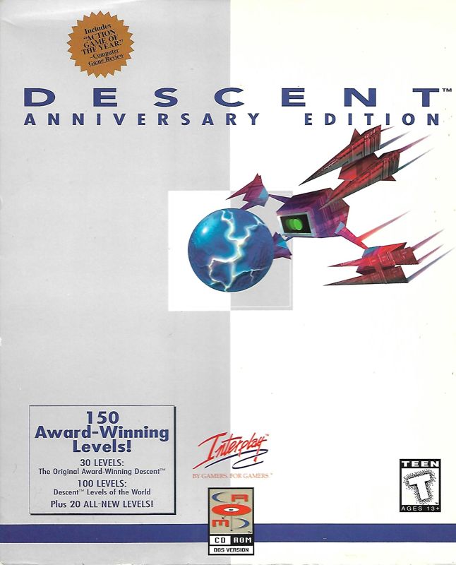 Front Cover for Descent: Anniversary Edition (DOS)