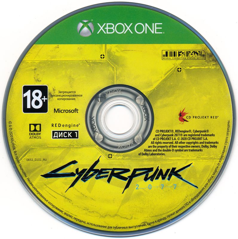 Media for Cyberpunk 2077 (Xbox One): Data 1