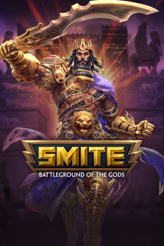 Front Cover for Smite: Battleground of the Gods (Xbox One) (download release): New God: Gilgamesh