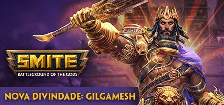 Front Cover for Smite: Battleground of the Gods (Windows) (Steam release): New God: Gilgamesh (Portuguese / Brazilian Portuguese version)