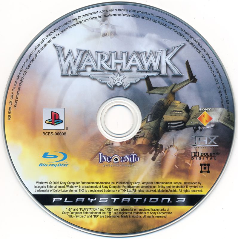 Media for Warhawk (PlayStation 3)