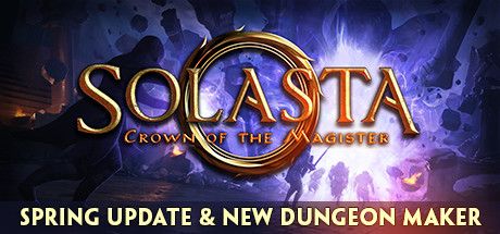 Front Cover for Solasta: Crown of the Magister (Windows) (Steam release): Spring Update & New Dungeon Maker