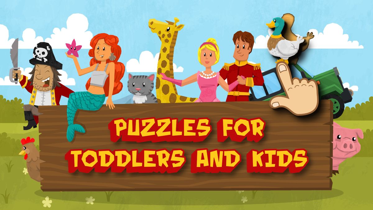 Front Cover for Puzzles for Toddlers & Kids (Nintendo Switch) (download release): 3rd version