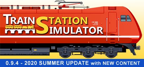 Front Cover for Train Station Simulator (Linux and Macintosh and Windows) (Steam release): 0.9.4 - 2020 Summer Update with New Content