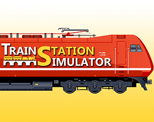 Front Cover for Train Station Simulator (Linux and Windows) (itch.io release)