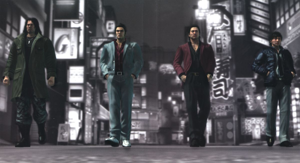 Inside Cover for Yakuza 4 (PlayStation 3): Full
