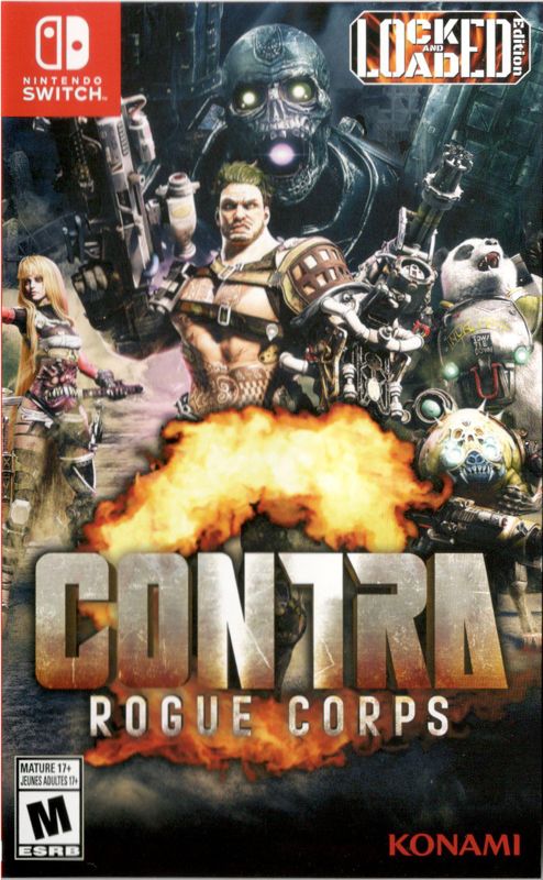 Front Cover for Contra: Rogue Corps (Nintendo Switch)