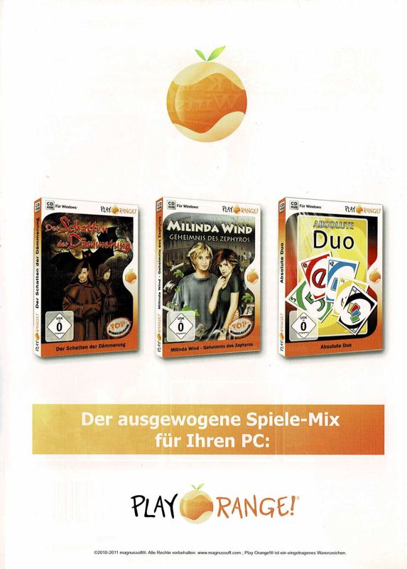 Inside Cover for Spuk im Wirtshaus (Windows) (Play Orange! release): Right Inlay
