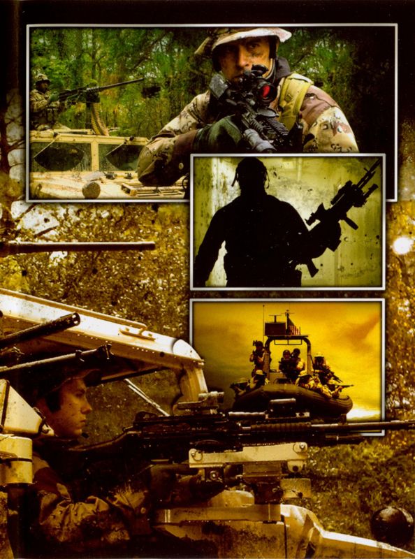 Inside Cover for SOCOM 3: U.S. Navy SEALs (PlayStation 2): Right