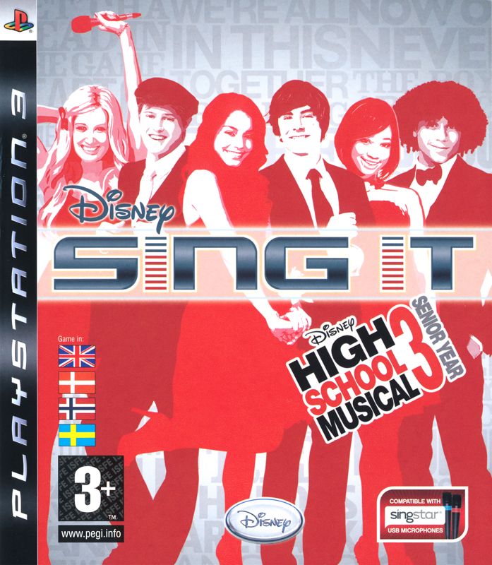 Front Cover for Disney Sing It: High School Musical 3 - Senior Year (PlayStation 3)
