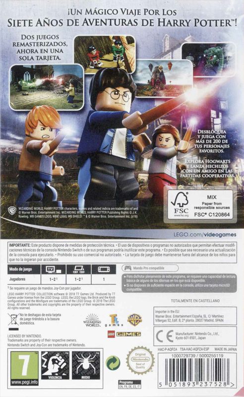 LEGO Harry Potter Collection cover or packaging material - MobyGames