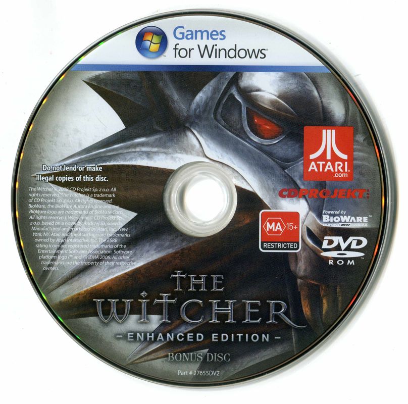 Extras for The Witcher: Enhanced Edition (Windows): Bonus Disc
