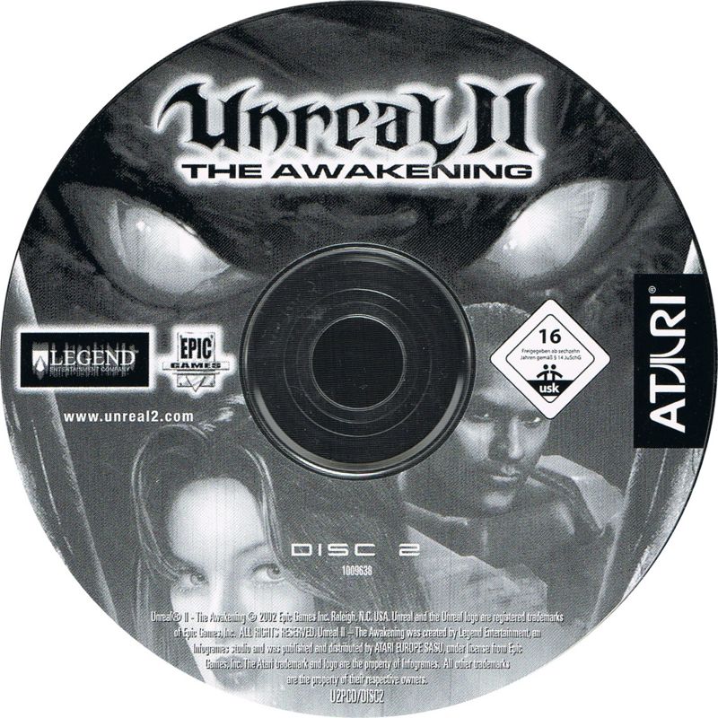Media for Unreal II: The Awakening (Windows) (Software Pyramide release): Disc 2