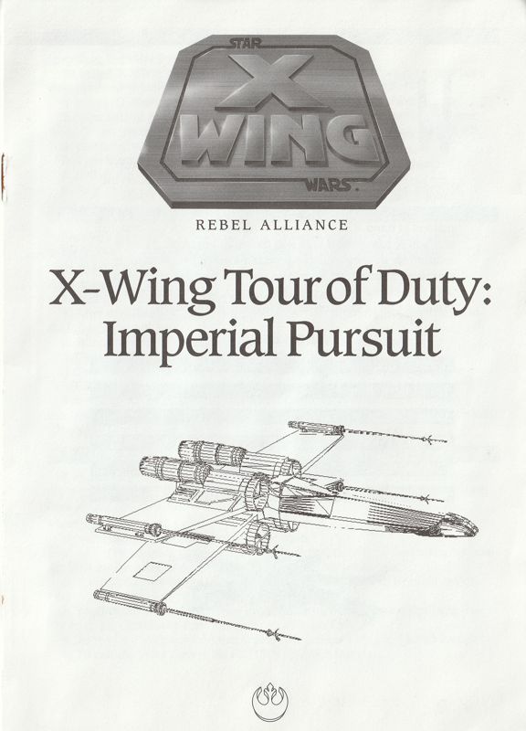 Manual for Star Wars: X-Wing - Imperial Pursuit (DOS): Front