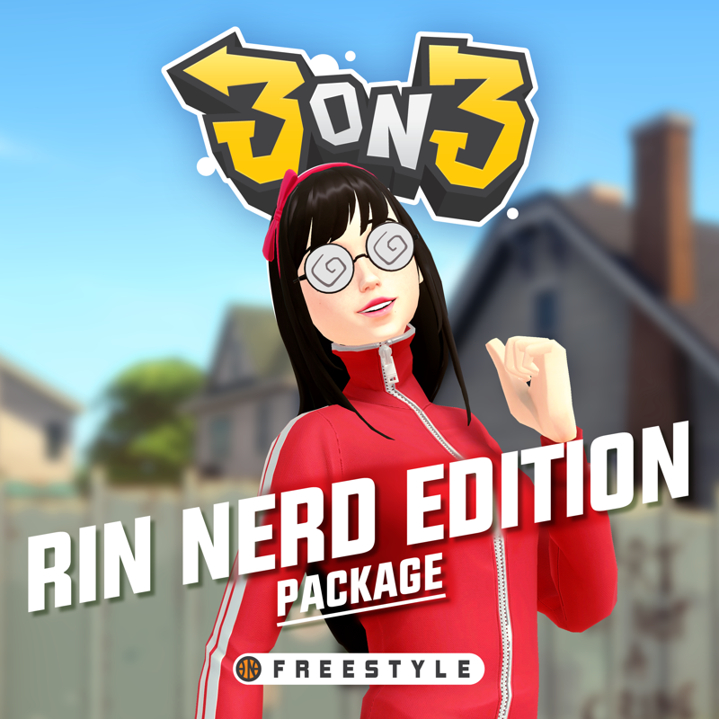 Front Cover for 3on3 FreeStyle: Rin Nerd Edition Package (PlayStation 4) (download release)