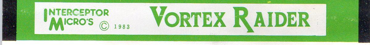 Spine/Sides for Vortex Raider (Commodore 64)