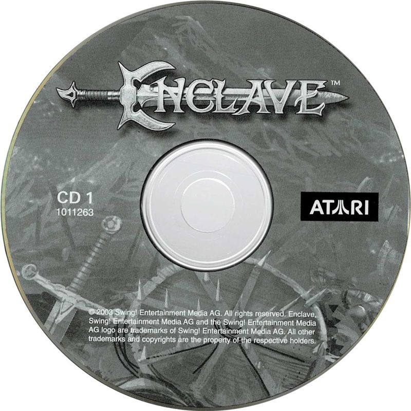 Media for Enclave (Windows) (Best of Atari release): Disc 1