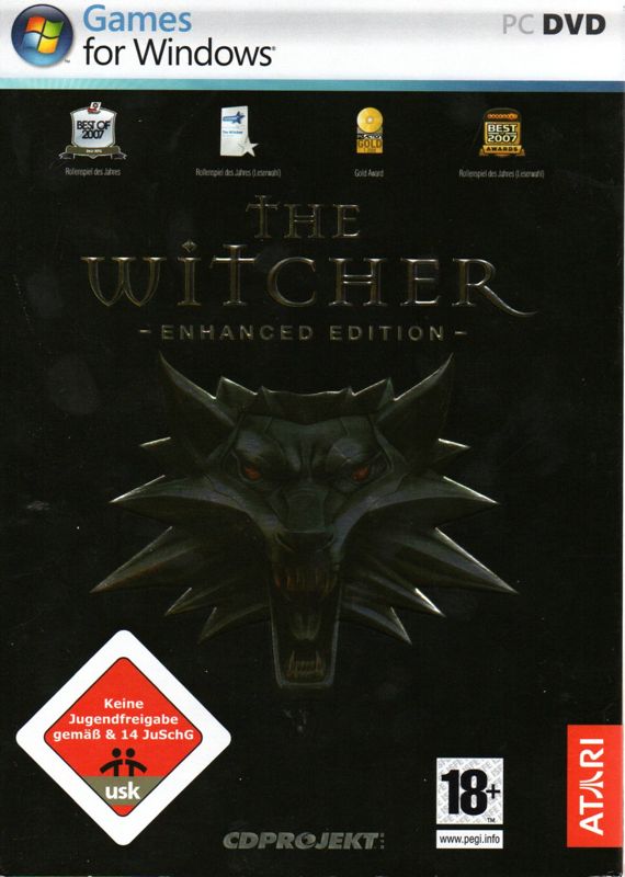 Front Cover for The Witcher: Enhanced Edition (Windows) (Standard Release)