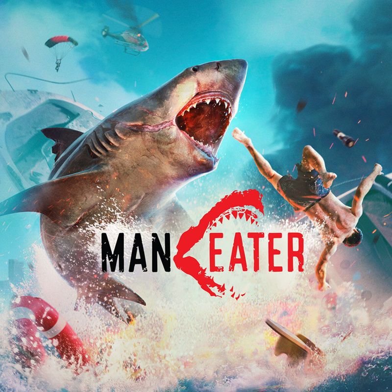 Front Cover for Maneater (Nintendo Switch) (download release)