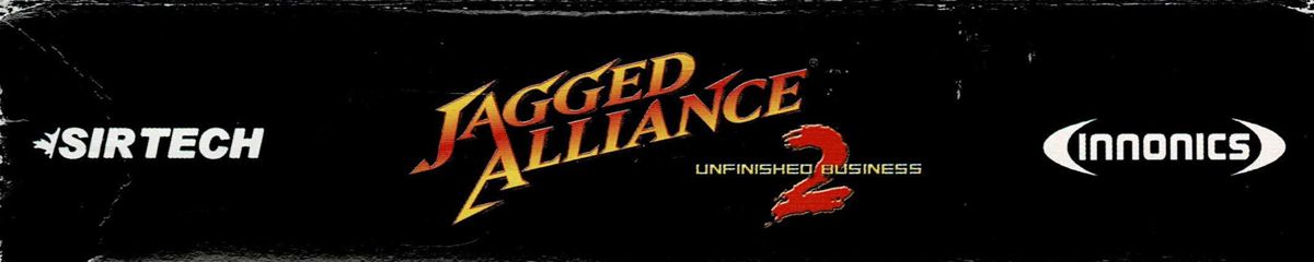 Spine/Sides for Jagged Alliance 2: Unfinished Business (Windows): Top