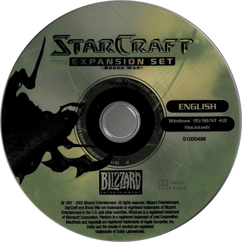 Media for StarCraft: Anthology (Macintosh and Windows) (BestSeller Series release (post-2005)): StarCraft: Brood War