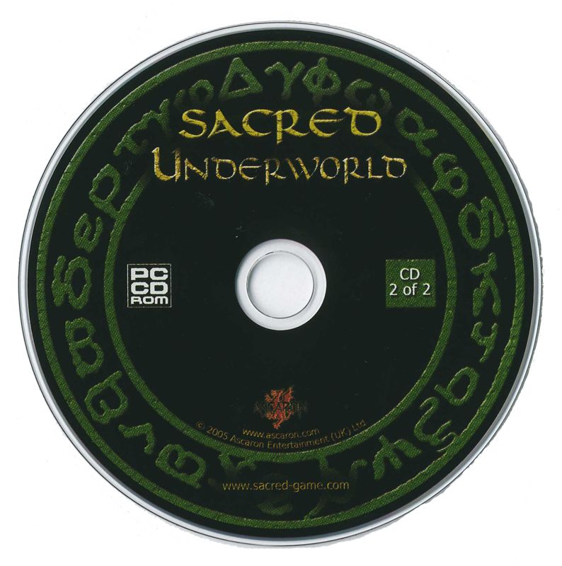 Media for Sacred: Underworld (Windows): Disc 2