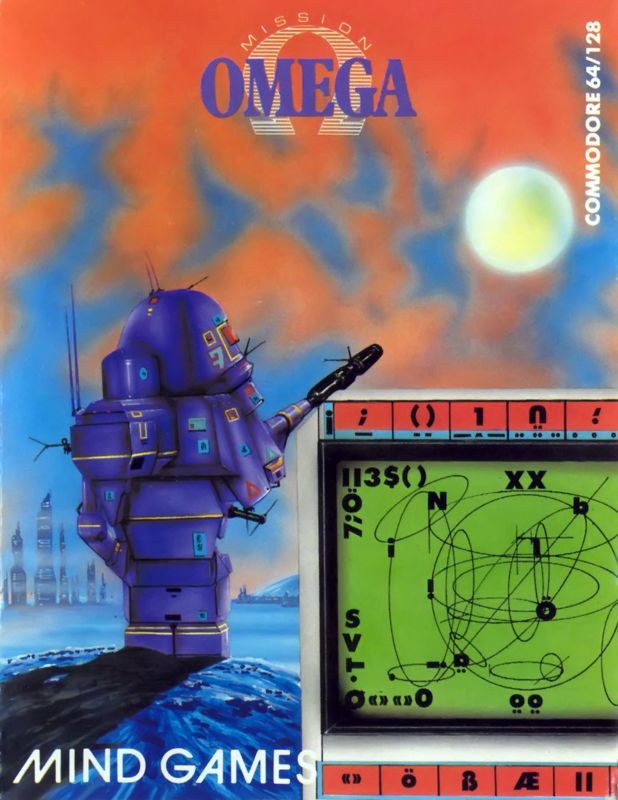 Front Cover for Mission Omega (Commodore 64)