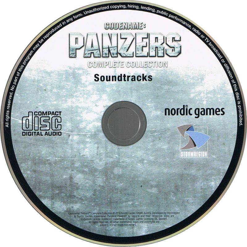 Media for Codename: Panzers - Complete Collection (Windows): Soundtrack disc