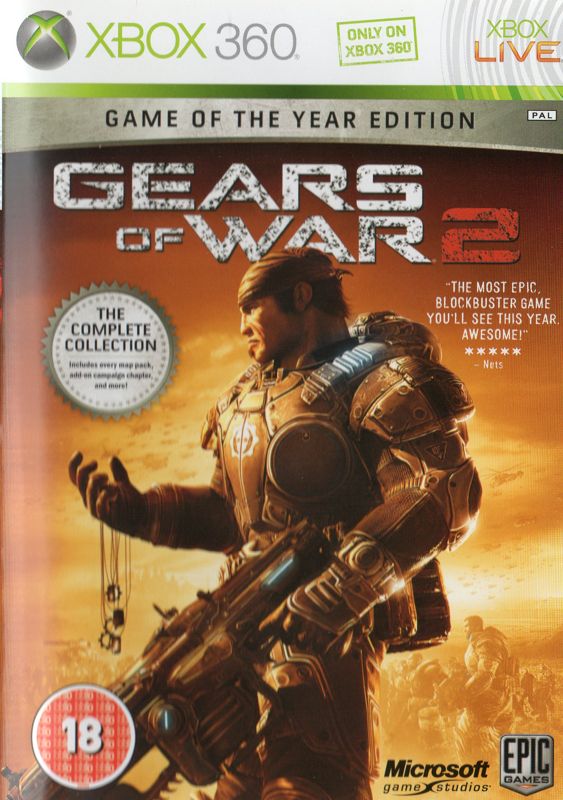 Front Cover for Gears of War 2: Game of the Year Edition (Xbox 360)